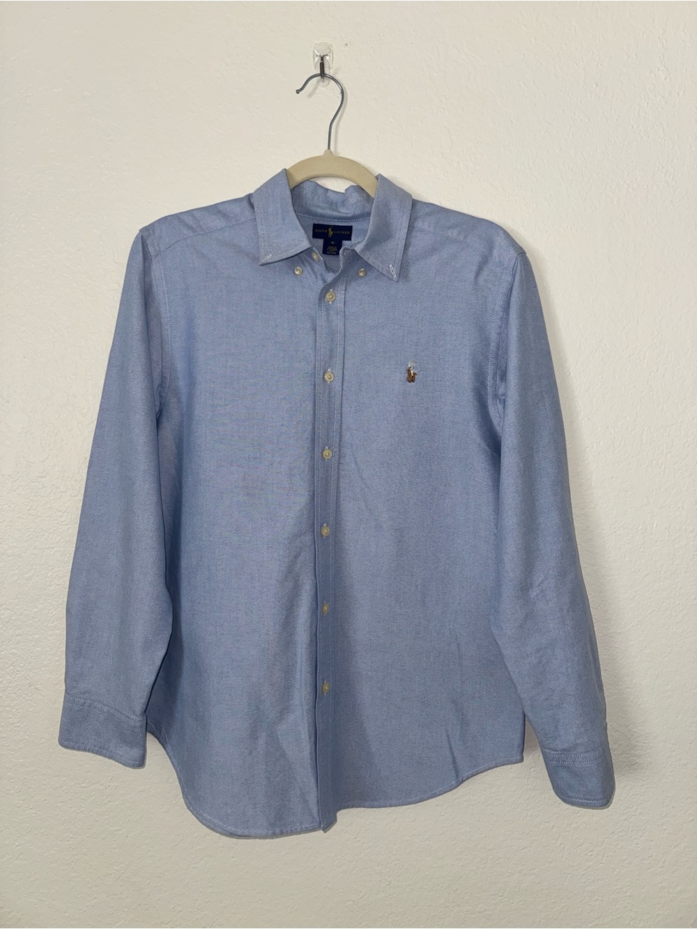 Ralph Lauren Blue Oxford Button-Down Men's Shirt